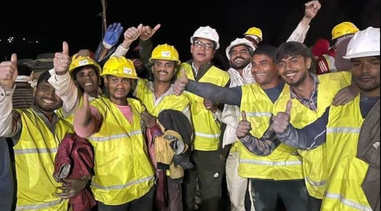 Miraculous Rescue: 41 Workers Freed from Silkyara Tunnel After 17-Day Ordeal