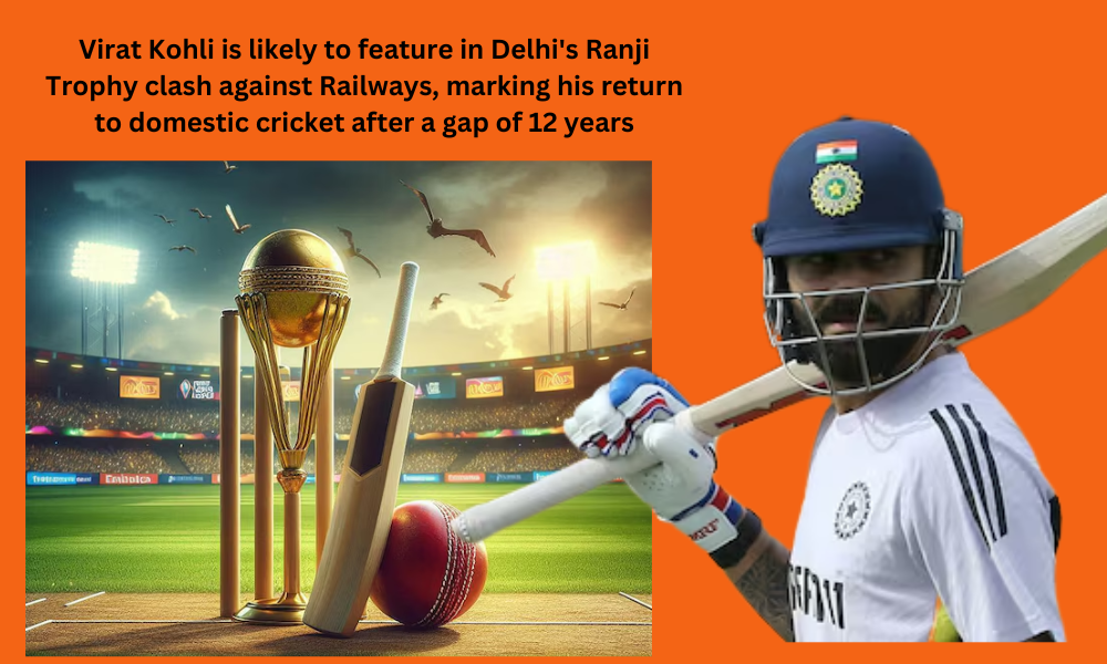 Virat Kohli Set to Return to Ranji Trophy Ahead of Champions Trophy 2025, Likely to Play for Delhi Against Railways