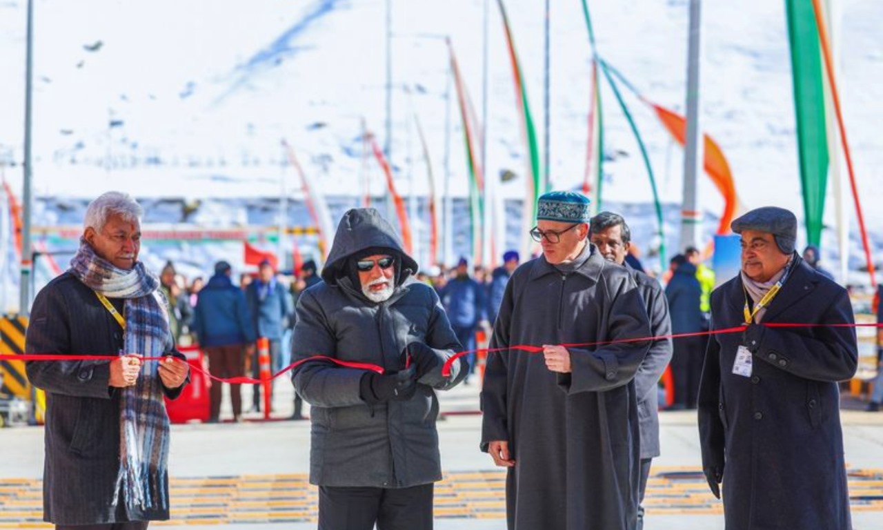 PM Modi Inaugurates Strategic Sonamarg Tunnel, Reaffirms Promises to Jammu & Kashmir