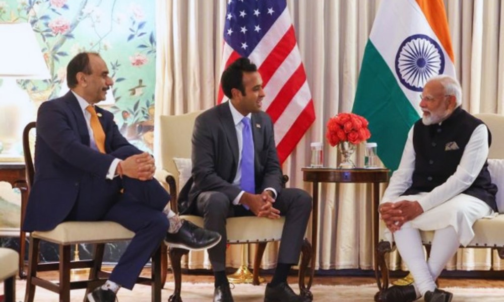 PM Modi Meets Vivek Ramaswamy During US Visit Ahead of Trump Talks