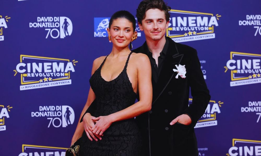 Timothée Chalamet and Kylie Jenner Make Red Carpet Debut at David Di Donatello Awards in Rome