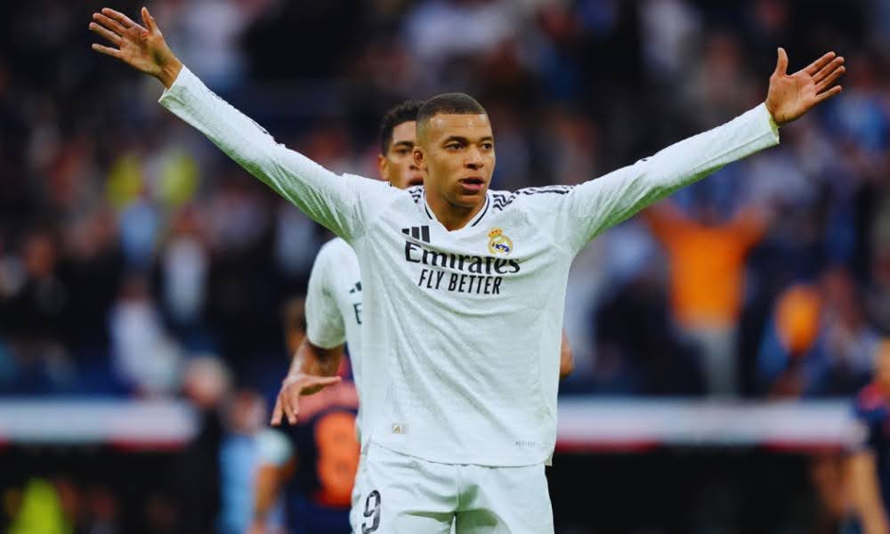 Kylian Mbappe Brace Keeps Real Madrid in Title Hunt with 3-2 Win Over Celta Vigo Ahead of Clasico Showdown
