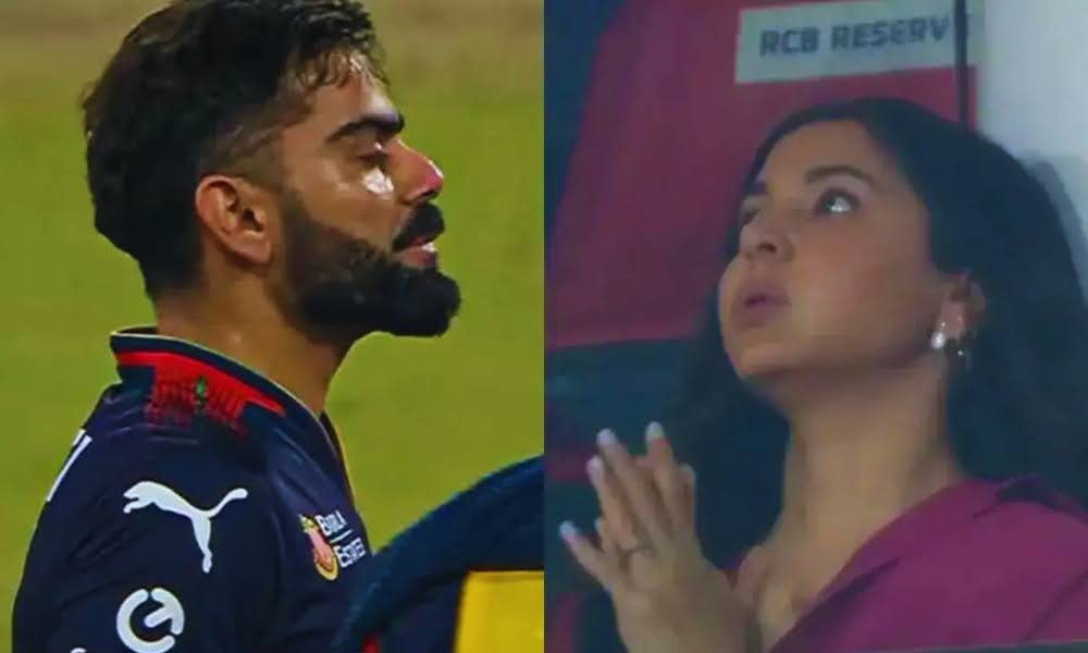 Anushka Sharma’s Heartbreaking Reaction to Virat Kohli’s Dismissal Steals Spotlight in RCB vs SRH Clash