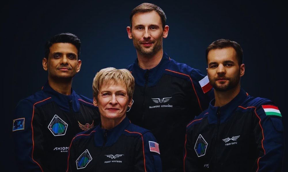 Shubhanshu Shukla to Lead Historic SpaceX Mission with NASA’s Dr Peggy Whitson and International Crew