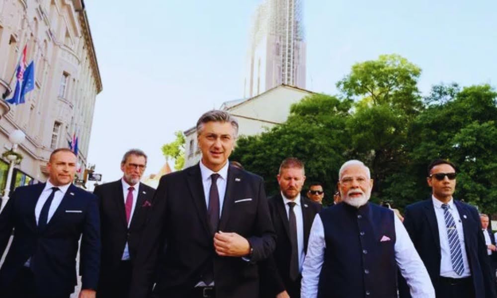 PM Modi Meets Croatian Counterpart Andrej Plenkovic in Zagreb to Strengthen Bilateral Ties