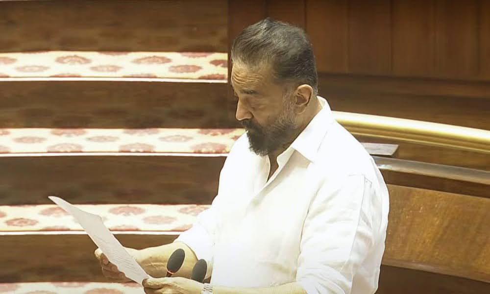 Kamal Haasan, P. Wilson, Salma, and S.R. Sivalingam Sworn In as Rajya Sabha Members Backed by DMK