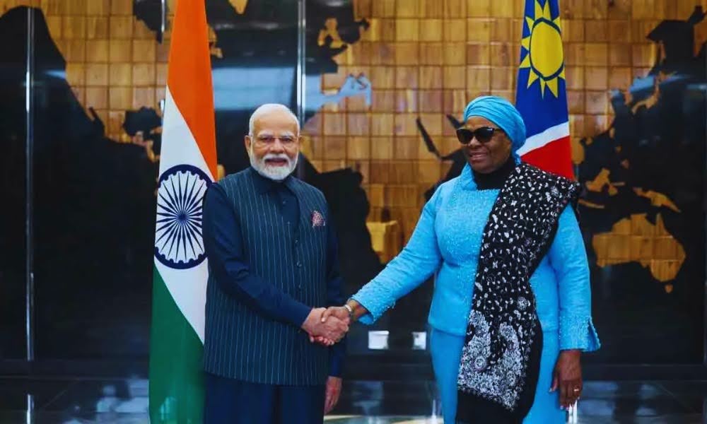 PM Modi Reaffirms India’s Support for Namibia’s Decolonisation During Global South Diplomacy Push