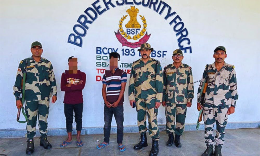26 Bangladeshis Held by BSF for Illegal Entry Near Meghalaya Border