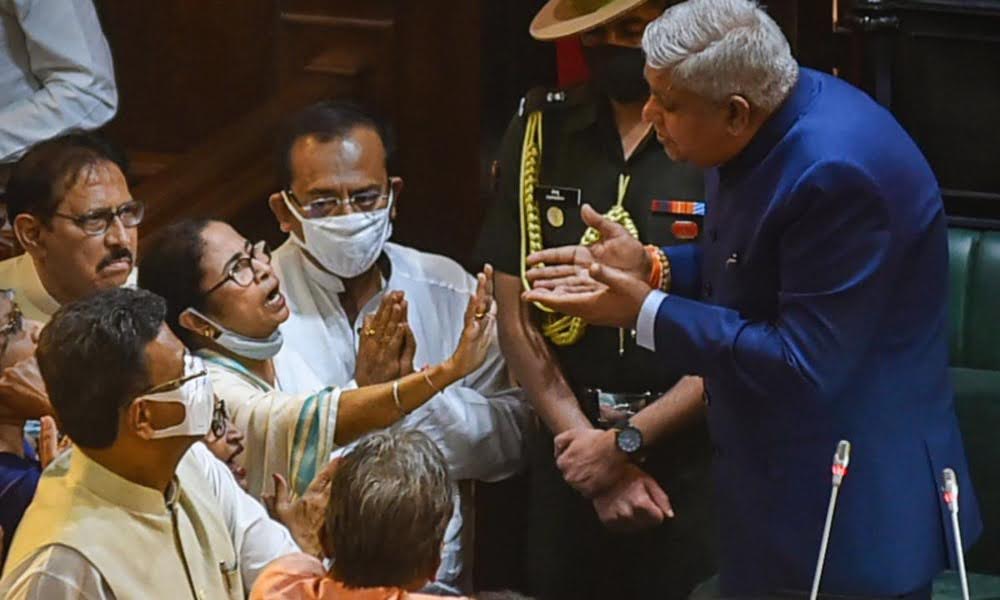 Mamata Banerjee Questions Vice-President Dhankhar’s Sudden Resignation Citing Health Issues