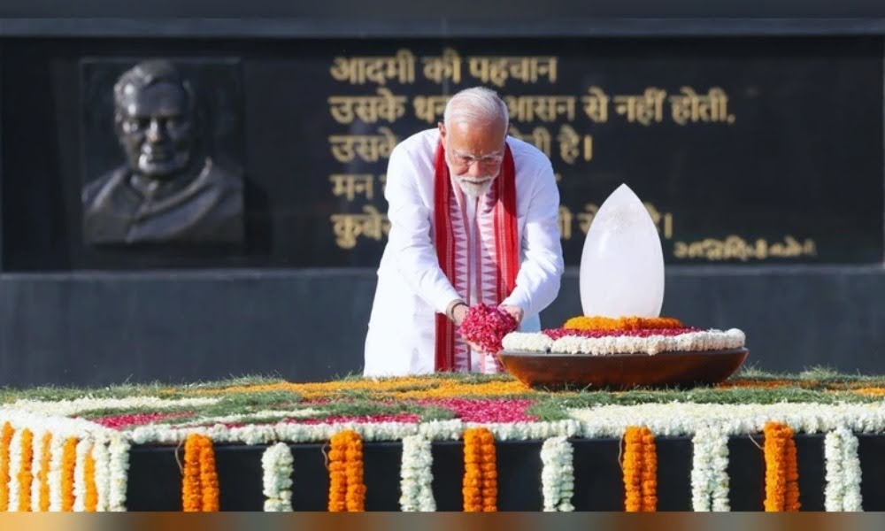 PM Modi Pays Tribute to Atal Bihari Vajpayee on 7th Death Anniversary