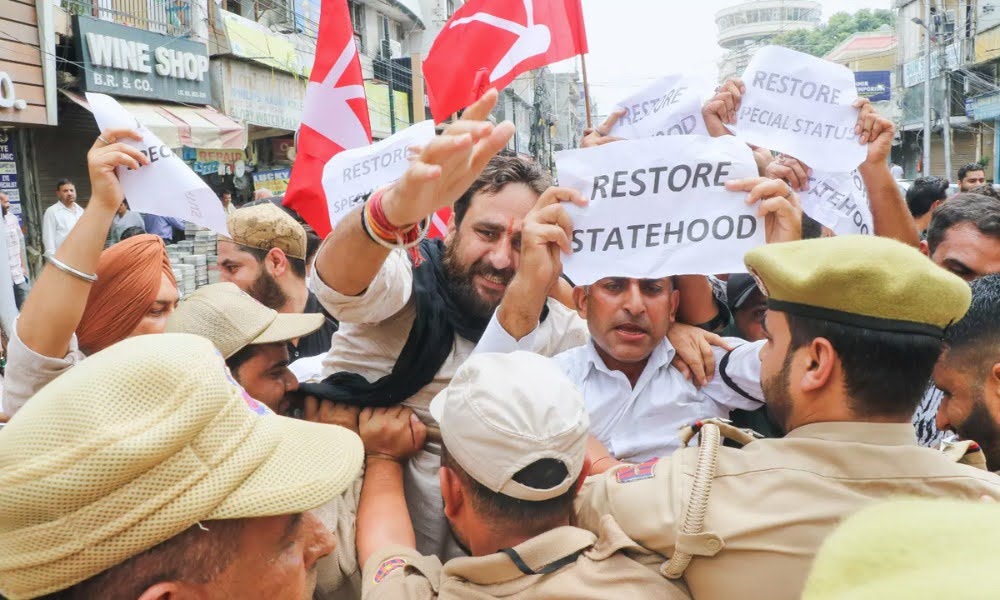 Six Years After Article 370 Abrogation, Street Protests and Special Status Demands Resurface in J&K